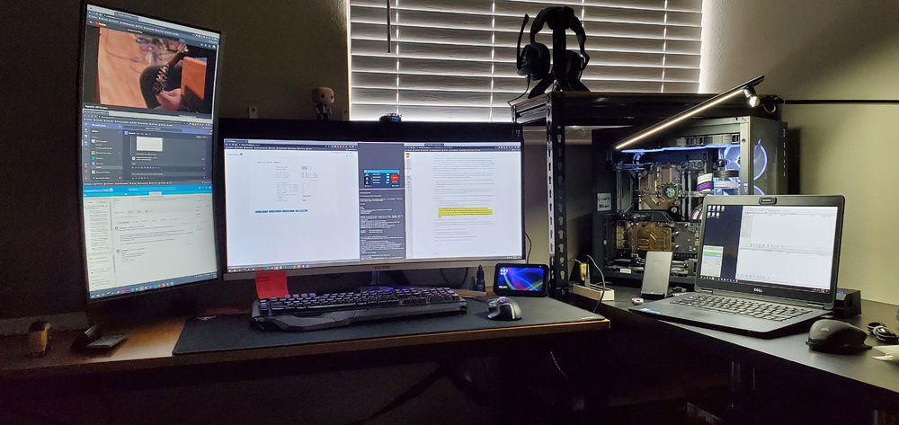 My old office set up.