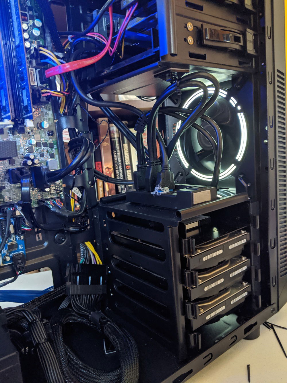 To have both the Dell OEM front panel USB 3.0 ports and the Corsair case USB 3.0 ports active I used a Sabrent internal 3.0 hub.  The problem is that the 19-pin cable is really long,