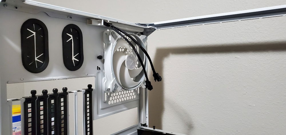 I did end up flipping this around as an intake.