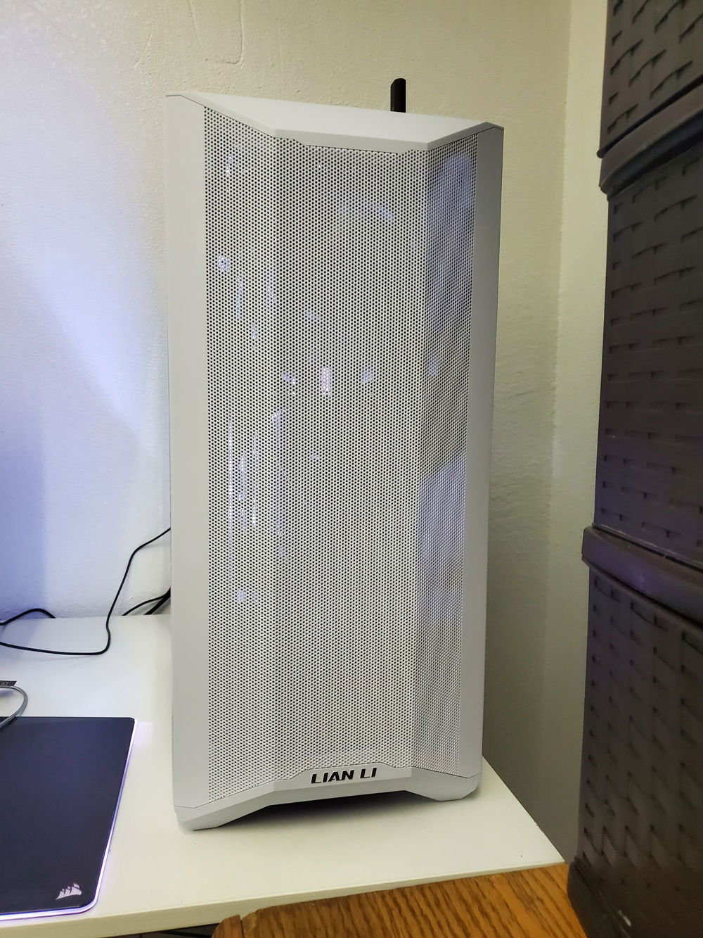 Replaced front and side panels with mesh kit