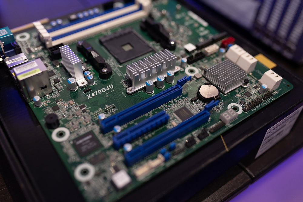The Asrock Rack X470D4U motherboard. IPMI is certainly the best feature.