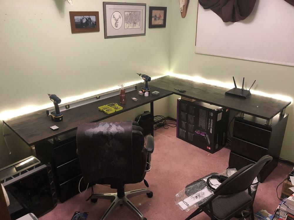 I made the desk myself