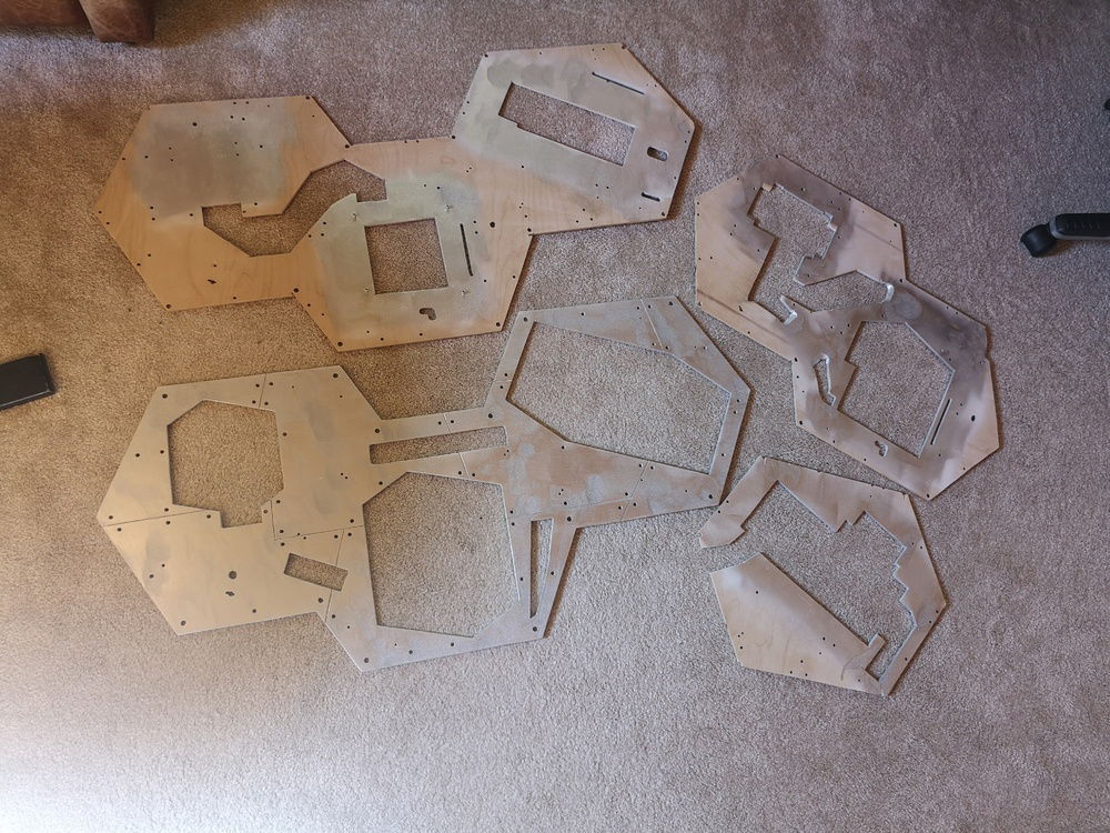 2 layers of primer and 1 layer of paint