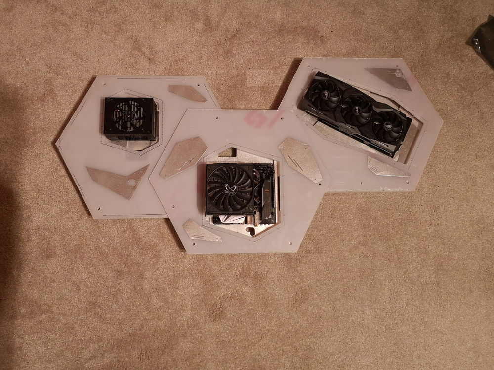 test if plexi pieces fit