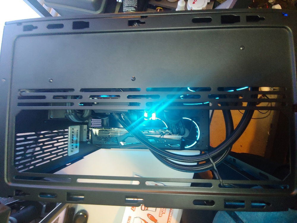 Looking down from the top