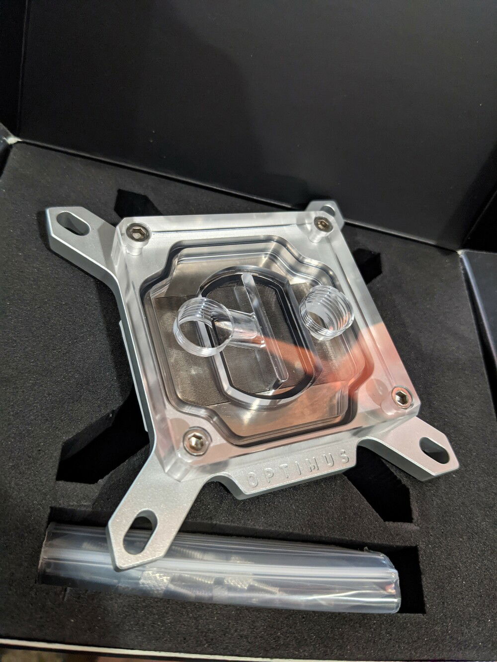 Optimus foundation block for my bare sir 10900k!
