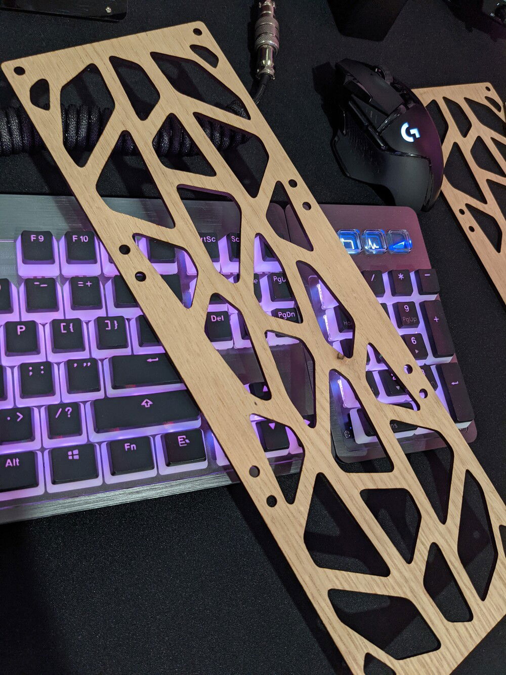 Got my custom fan grills made in oak plywood that I will stain to match my case. Thanks to Jmmods for the fan grills!