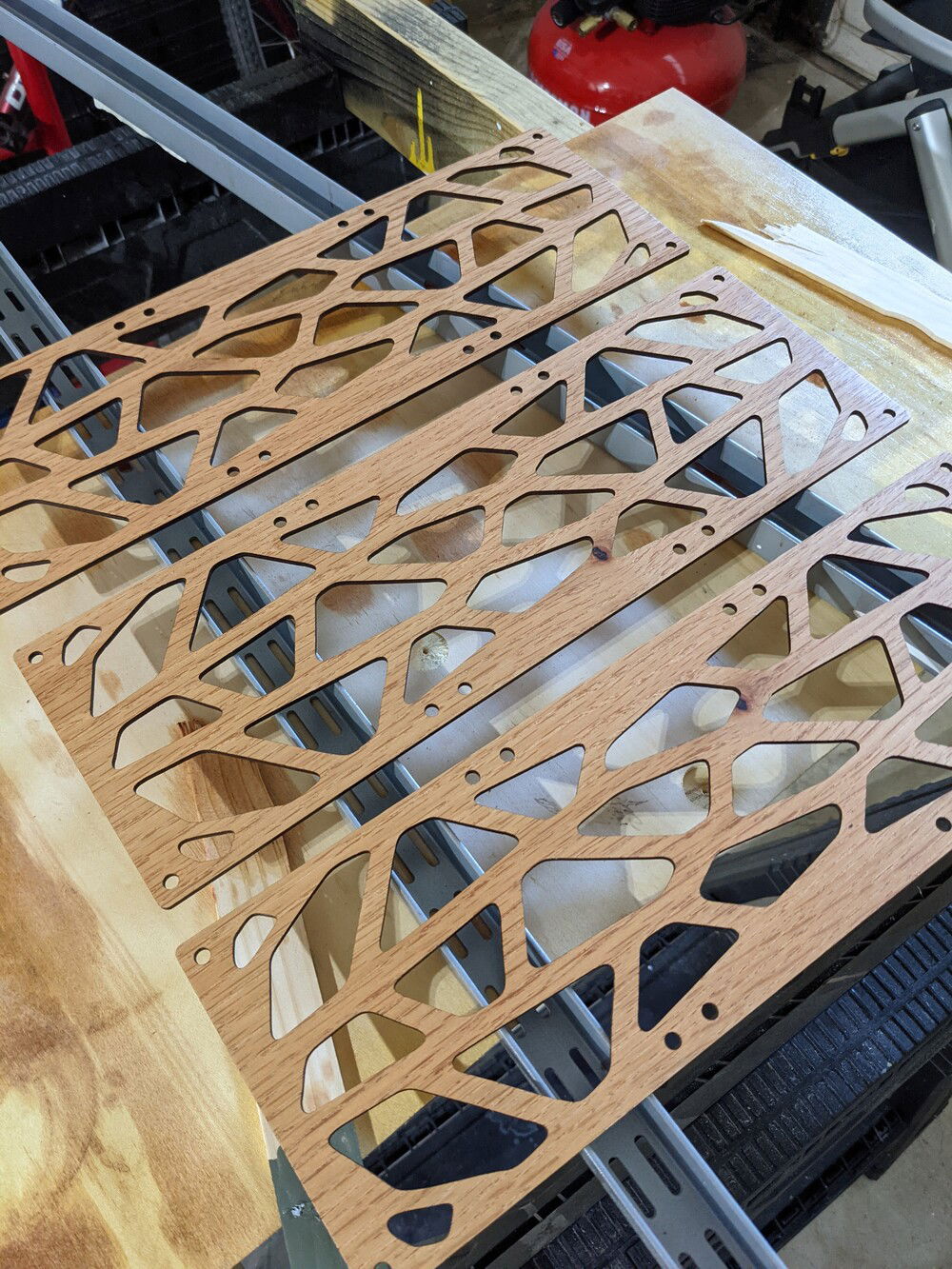 Stained and ready for polyurethane