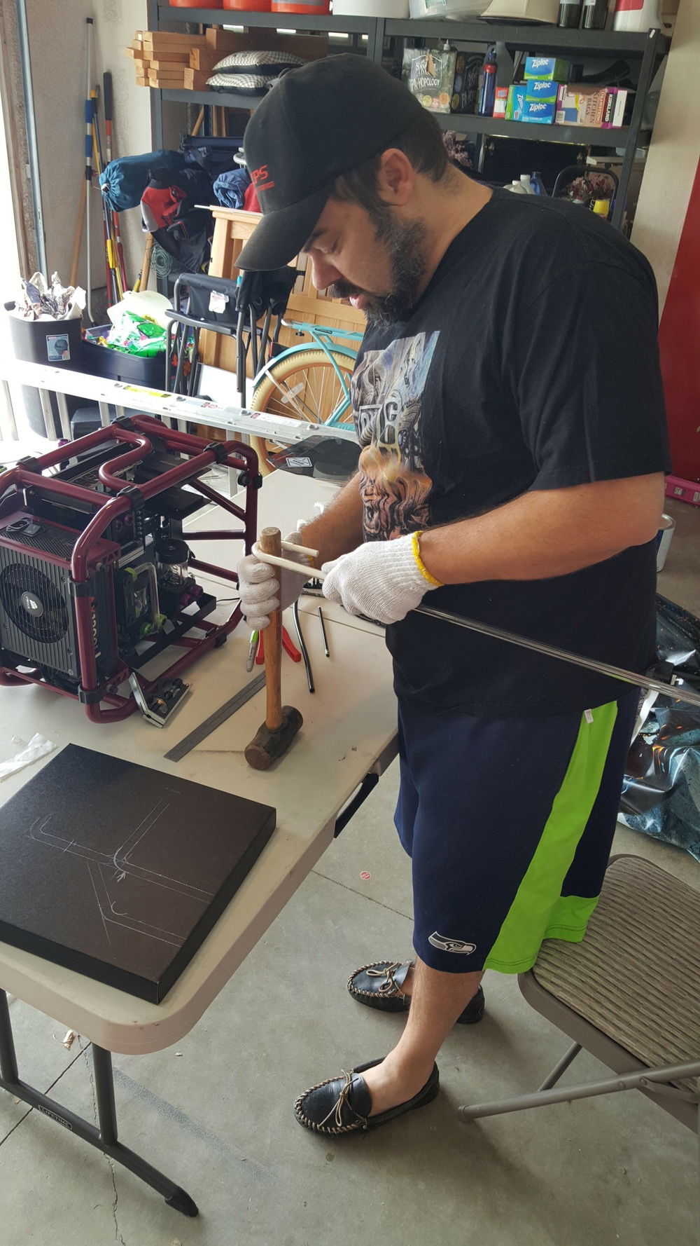 This hammer was perfect for 180 degree radius bends