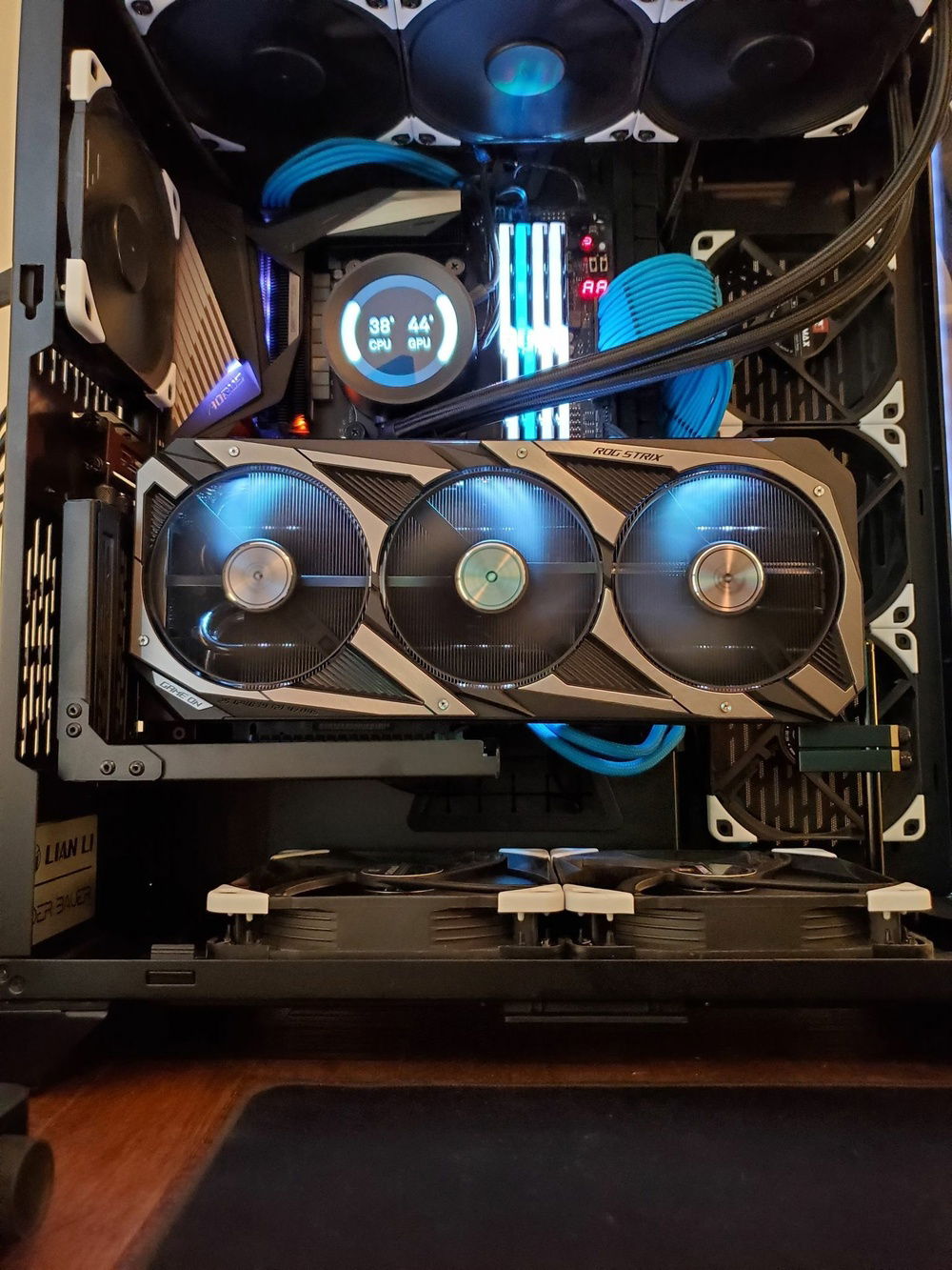 Black 3090 I got standing in line at Microcenter ... re-sold it at MSRP like a reasonable human being should.