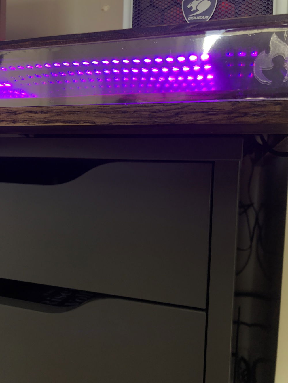 infinity mirror concept successful, but currently handicapped at 42 leds