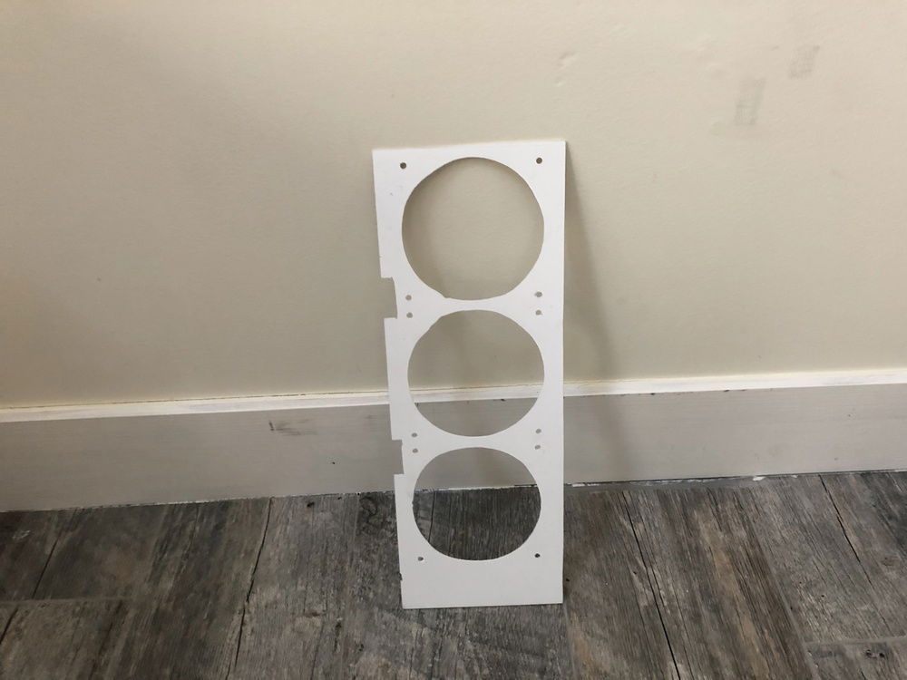front fan mounting panel ready to install