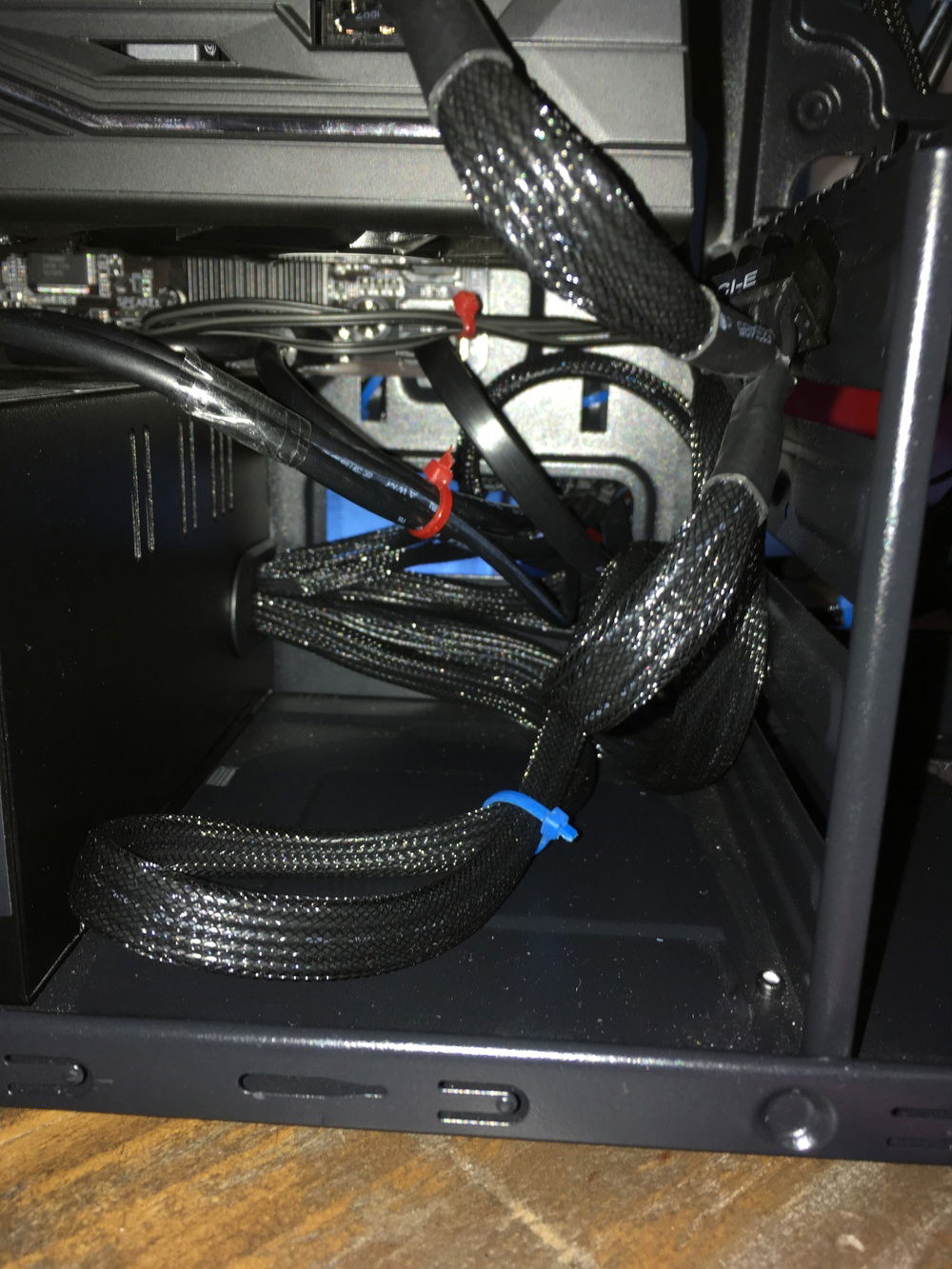 Cable managed so it looks a little better.