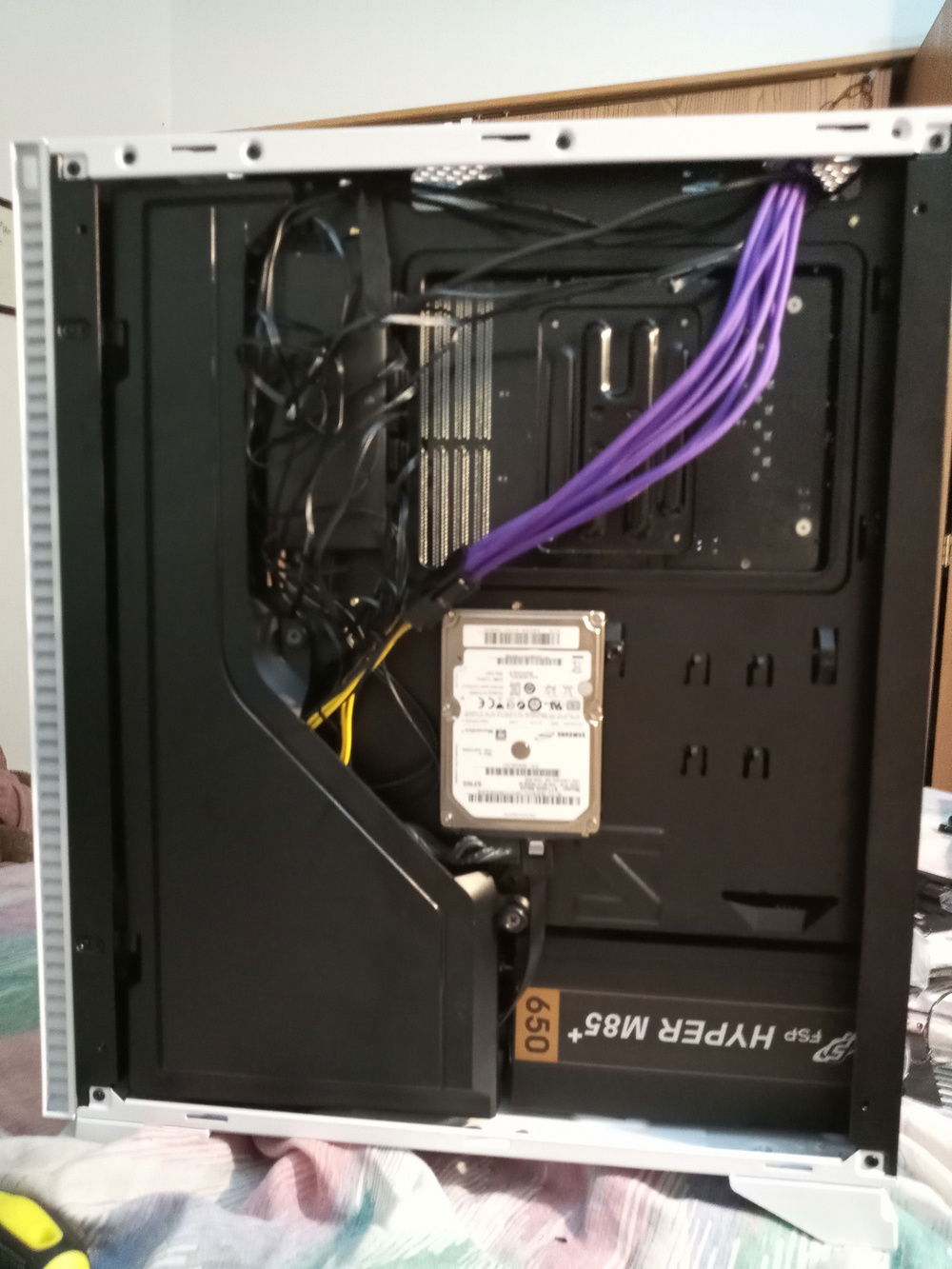 there all clean... no one will see those wires.  
[Zalman S5 ,ATX Mid Tower PC Case]