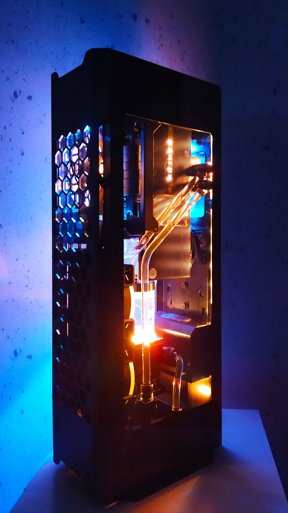 Let the colors flow. Aiming for an EK-ish color scheme here