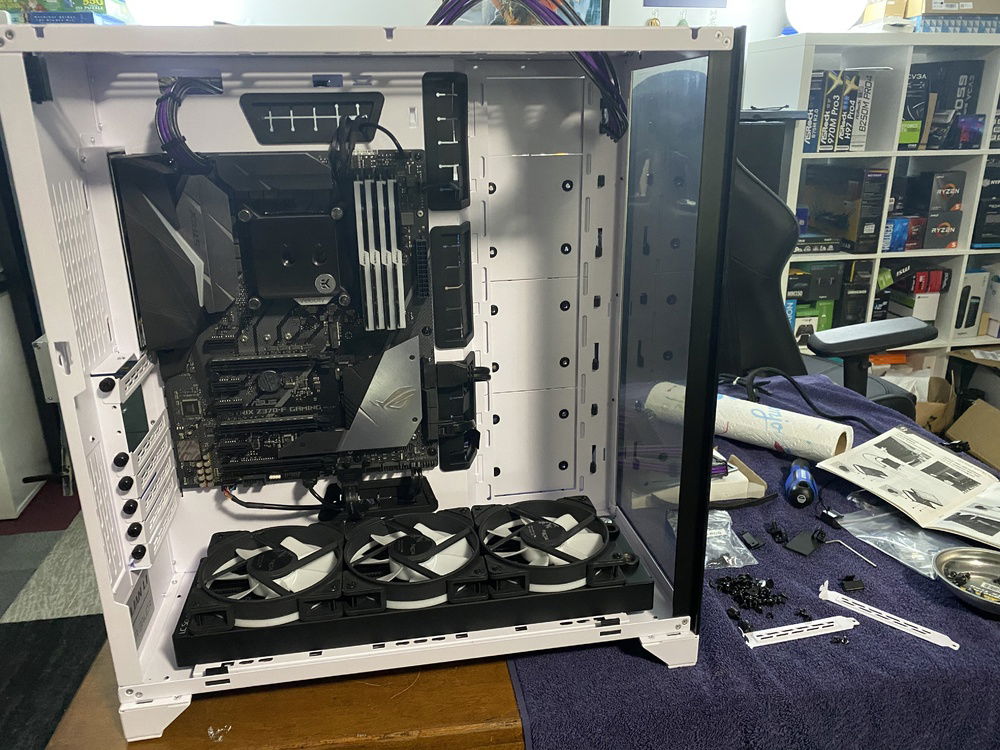Started Moving the parts over from my Fractal Design Define R6