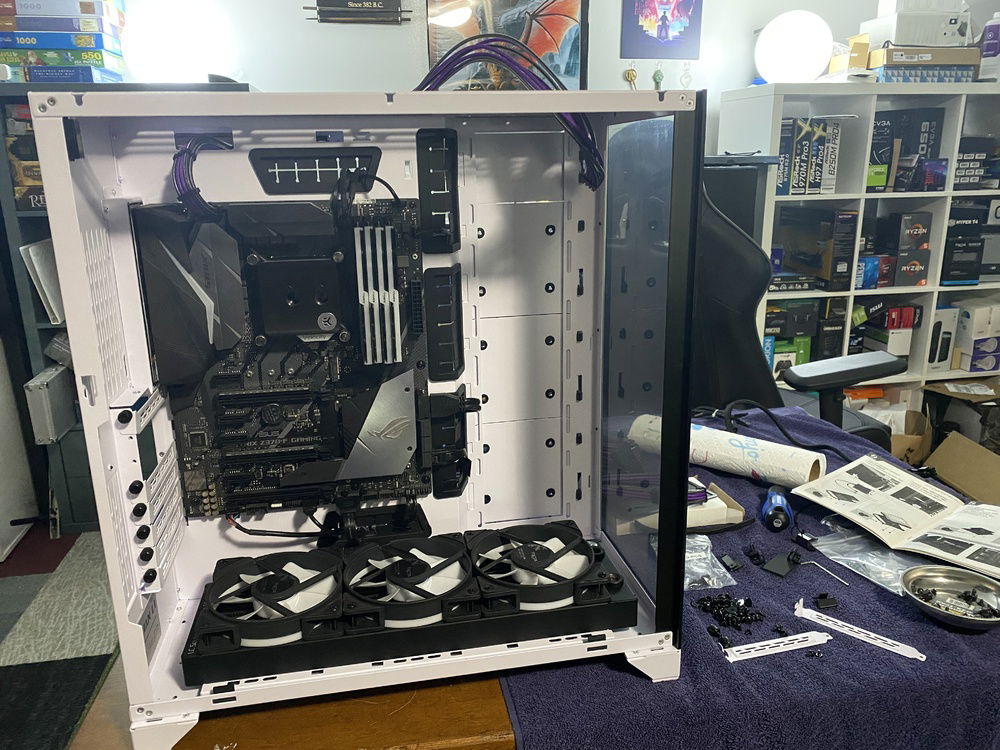 Moving the parts over from my Fractal Design Define R6