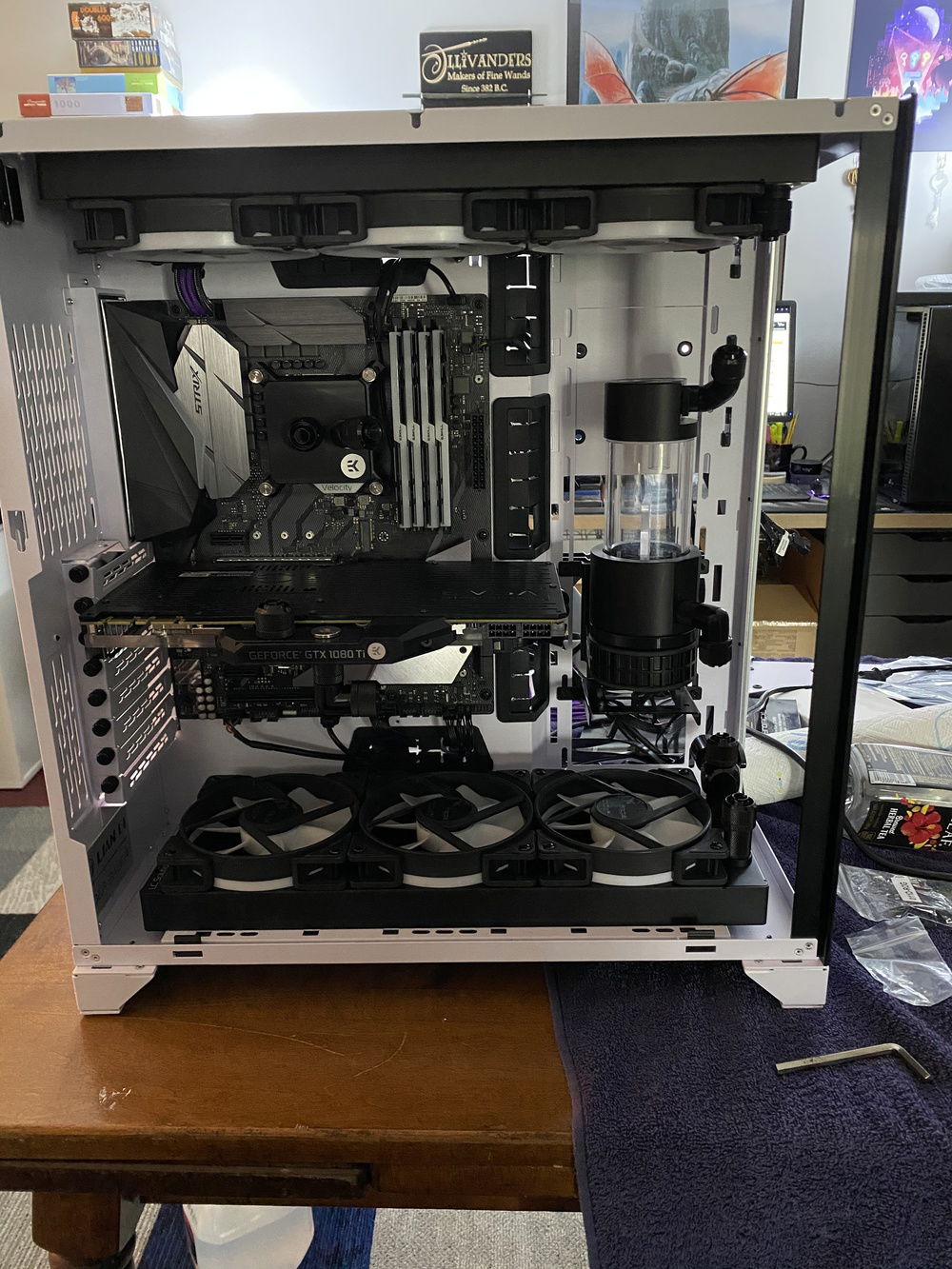 Moving the parts over from my Fractal Design Define R6