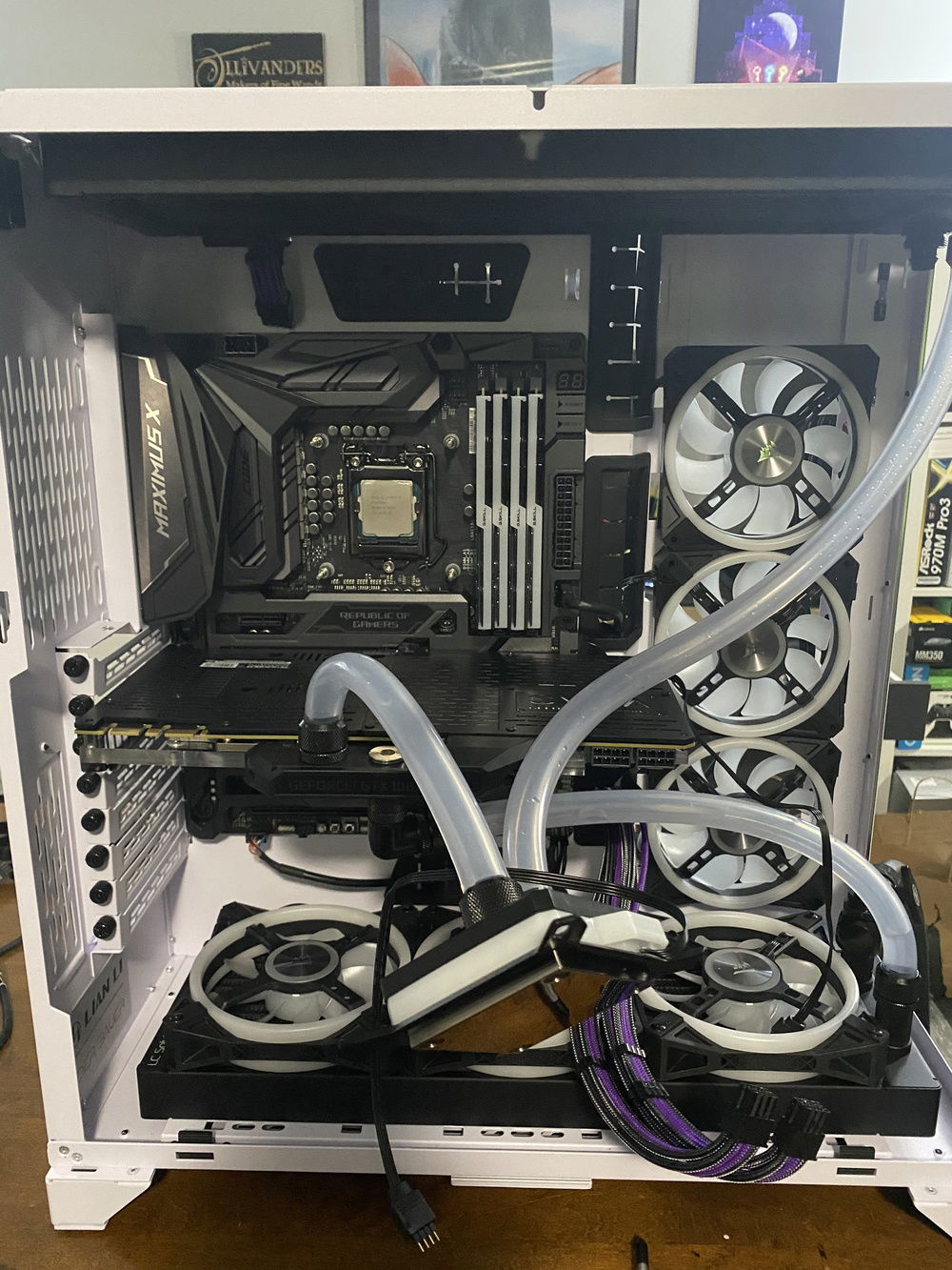 New motherboard & case fans installed
