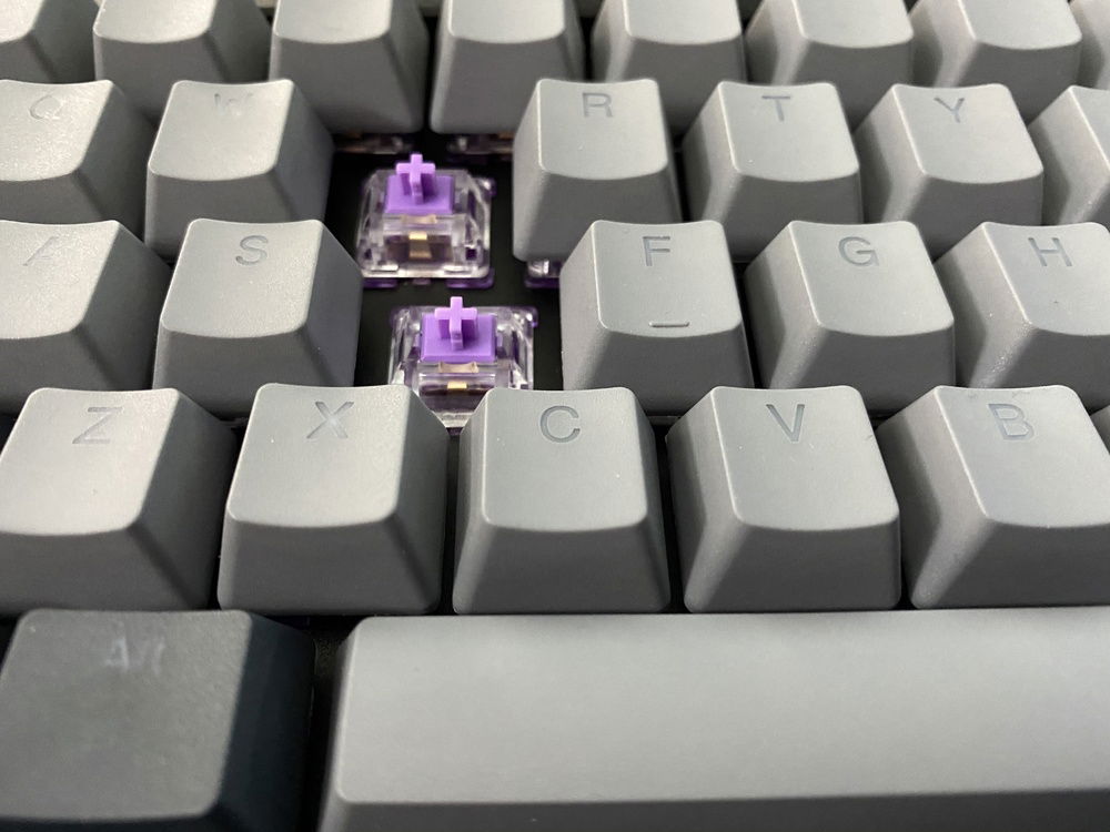 Everglide Crystal Violet switches