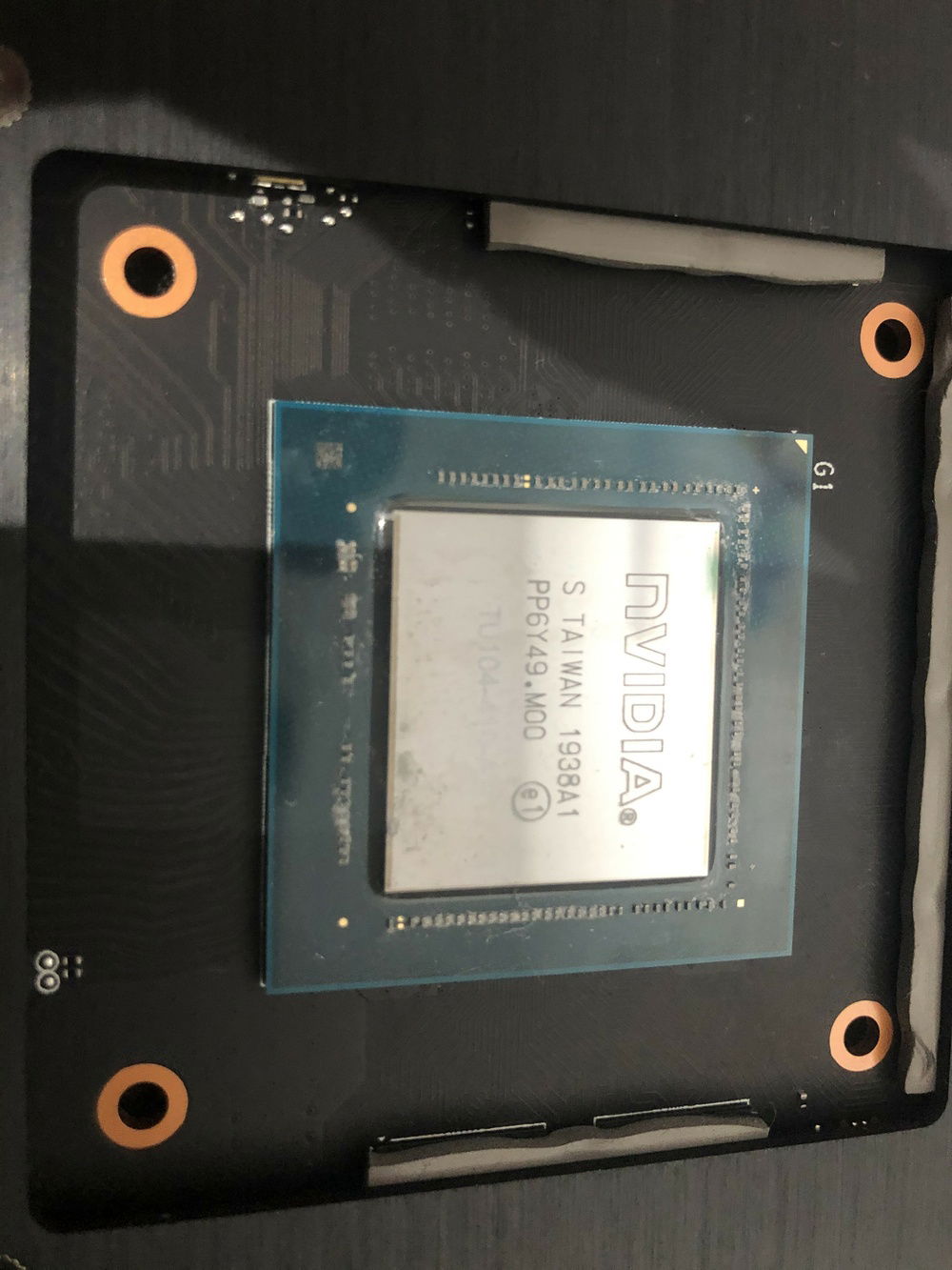 The die is all cleaned up.