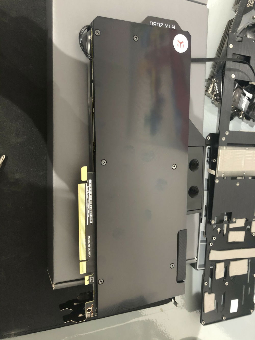 Back plate Installed