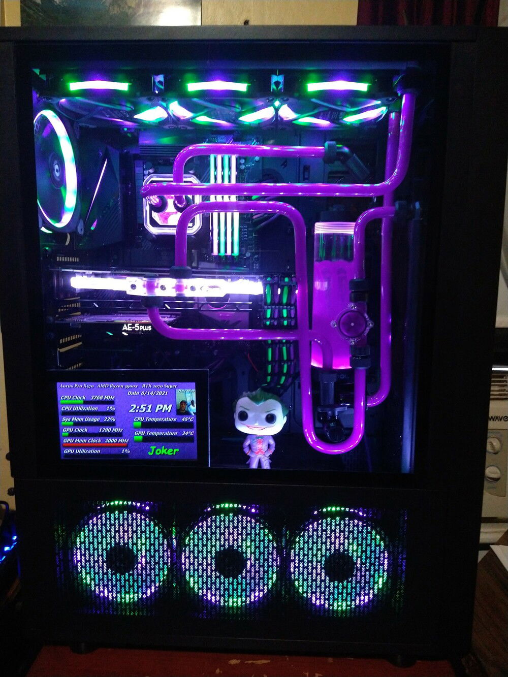 I know I said on the last pic that this pc was complete will I guess it wasn't. Decided to try hard tubing for the first time and I like the results.