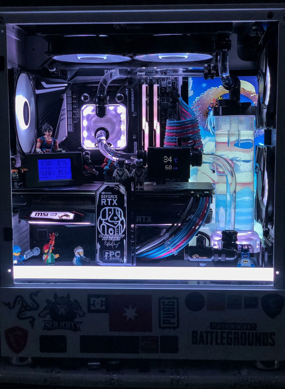 Observing final test for my loop before applying a coolant.