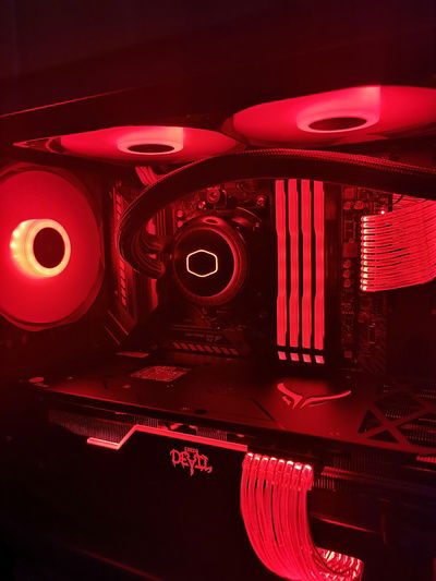 Red theme for Powercolor contest