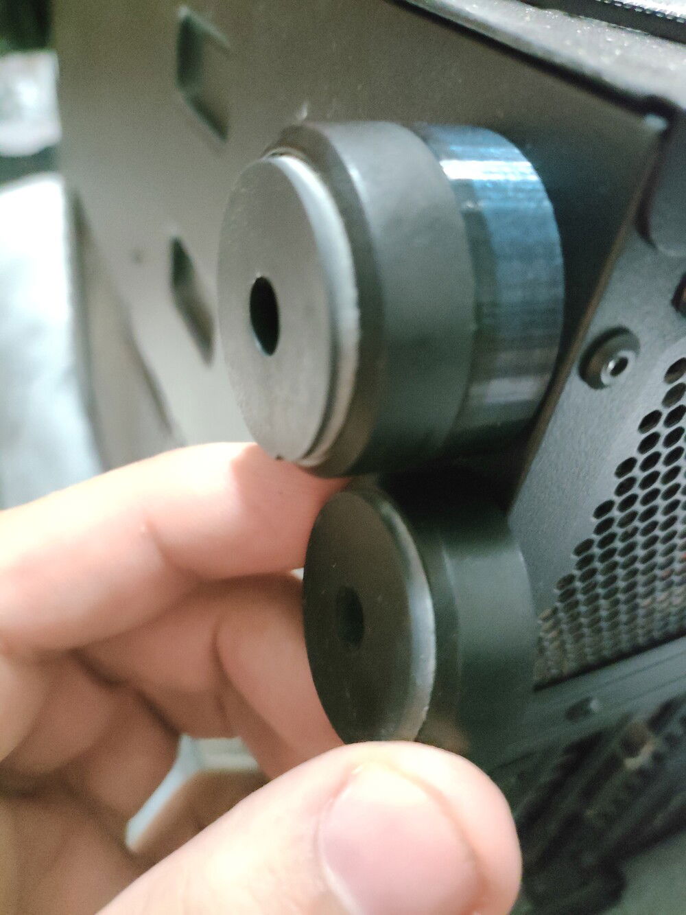 3D Printed Spacers add height improving airflow and as a bonus the dust filters stay clean longer