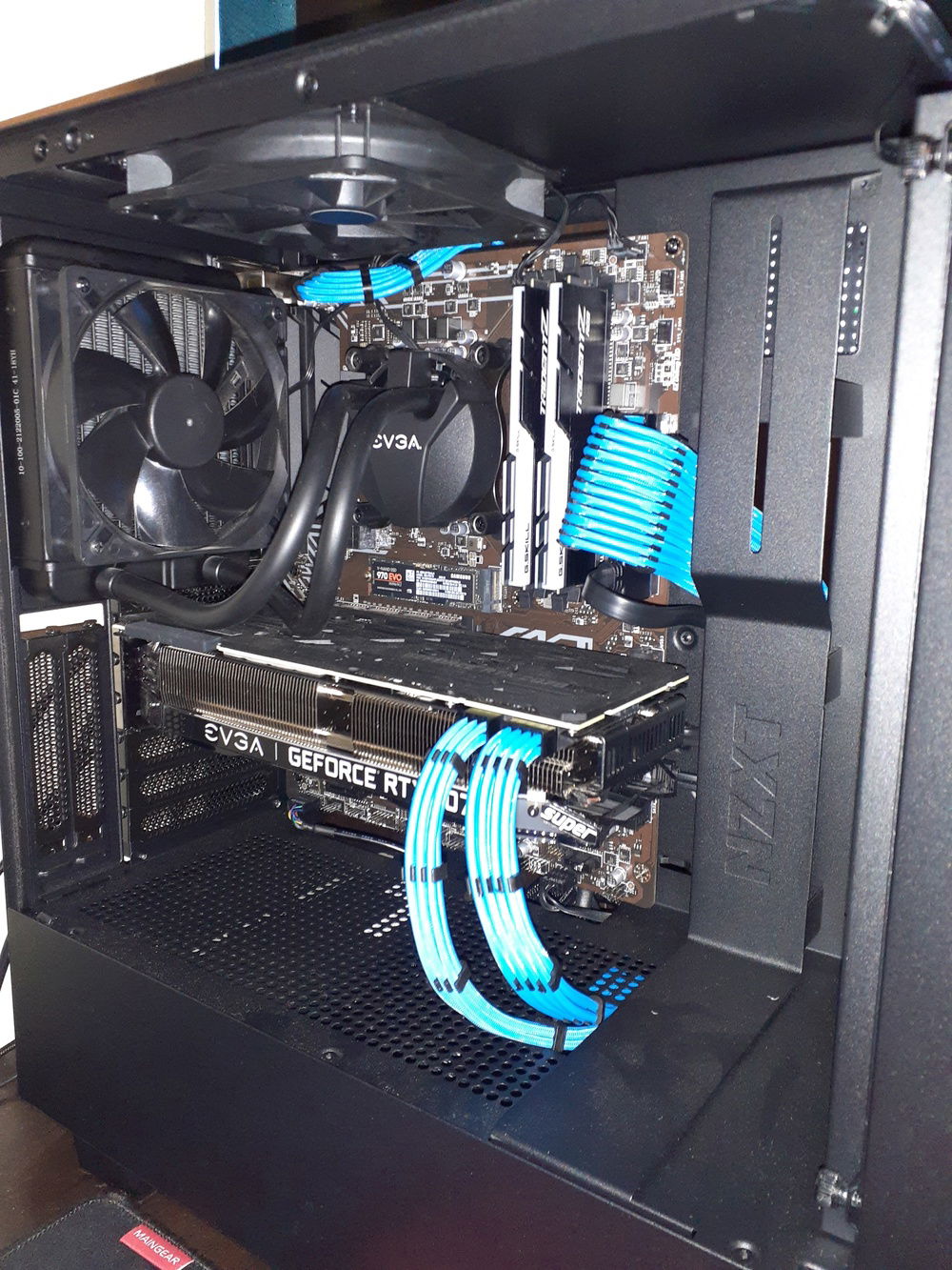 Added cable extenders to clean it up a bit