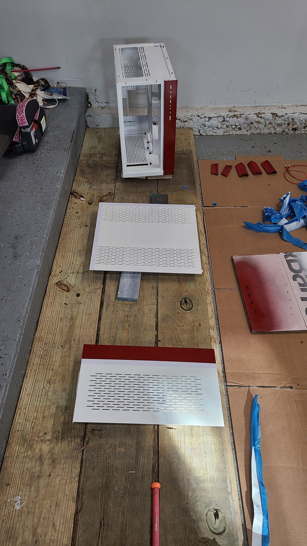 Well shoot, the white paint doesn't match the white case paint..... Time for a lot more white paint.