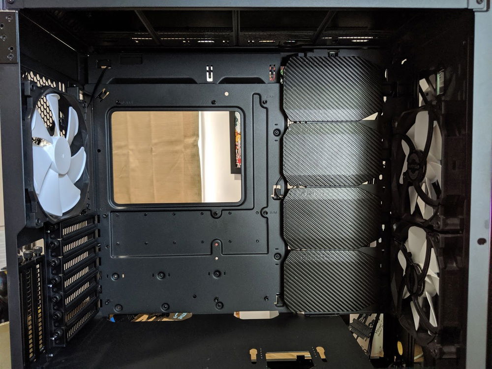 Cable management panels look great