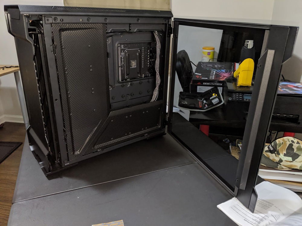 These back panels were a pain to wrap, not the cleanest but at least it's in the back.