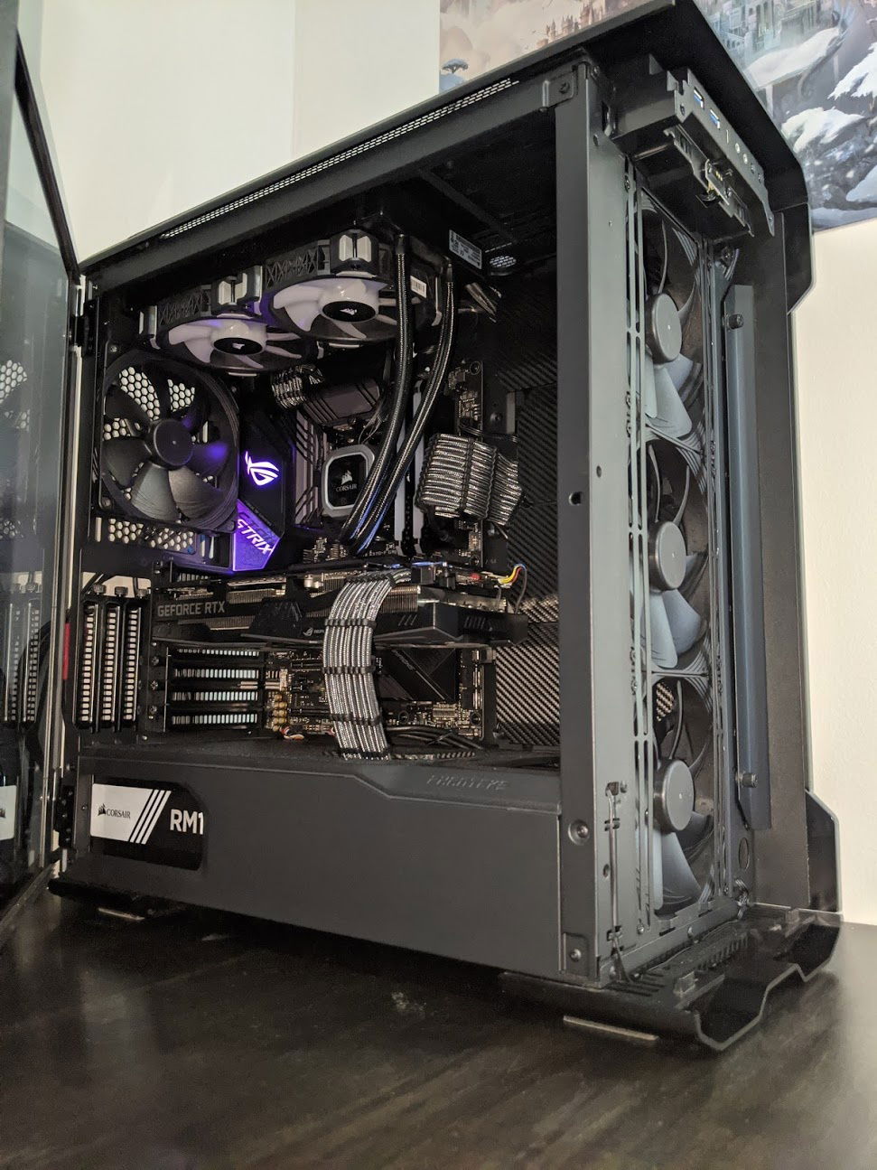 Upgraded to Noctua chromax fans and added some better cable combs