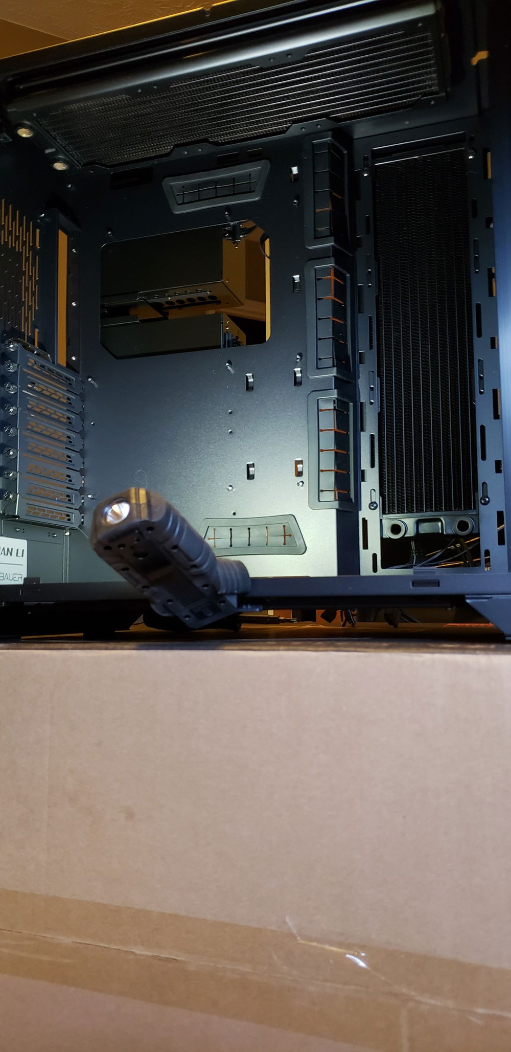 Radiators in to start planning tube routing.