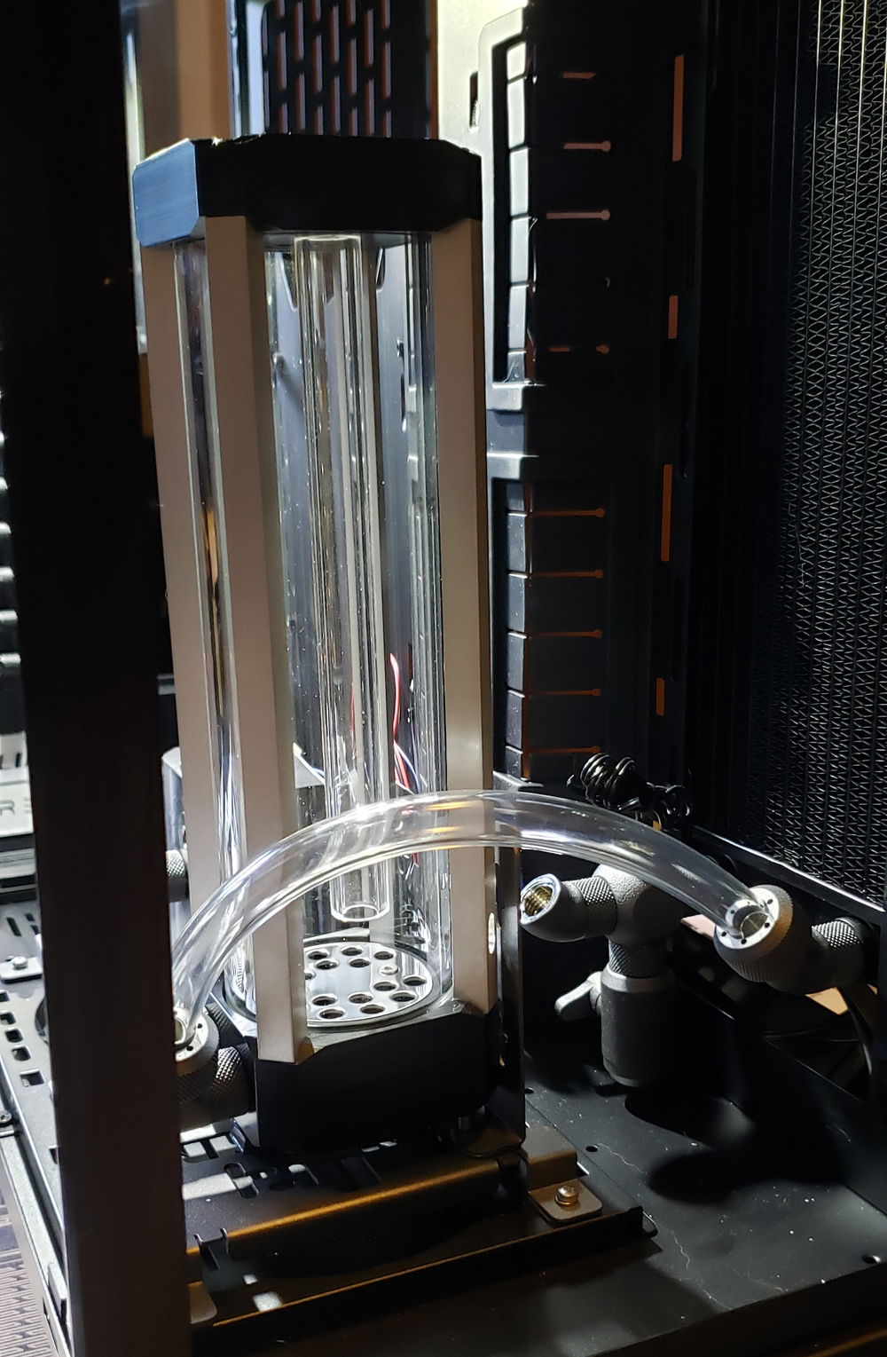 Loop draining would be much easier with the ports at the bottom but the plumbing doesn't seem right.