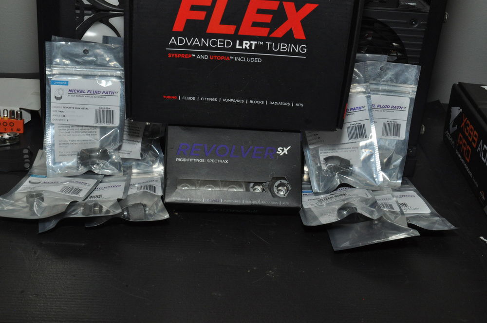 Primochill fittings and tubing in. Time to get building.