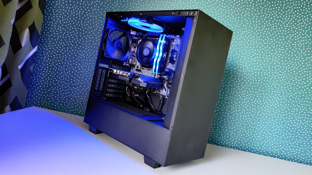 NZXT H510i RGB Gaming PC Build - Ryzen 5 1600 