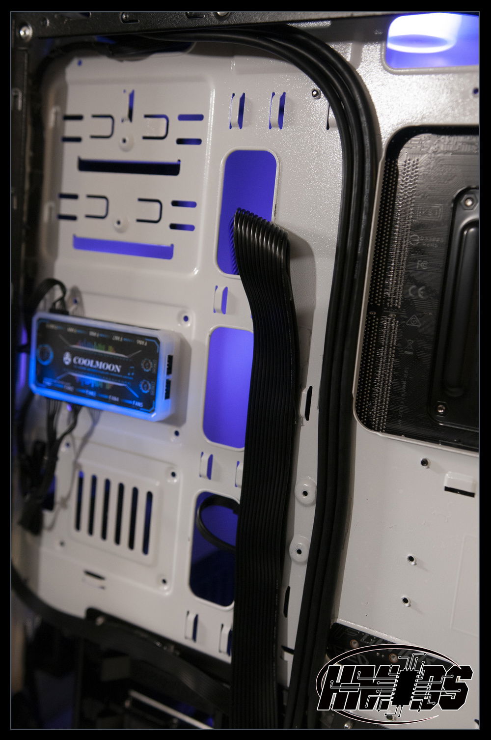 I use gorilla double stick tape to run cables now, it is MUCH cleaner then using zip ties(tweezers).