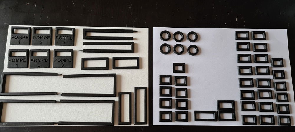 les pass-cables en résine également