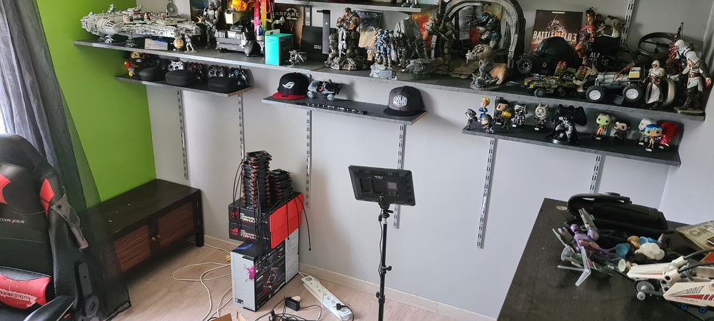 apres faut faire de la place pour le Desk, preparer le stream