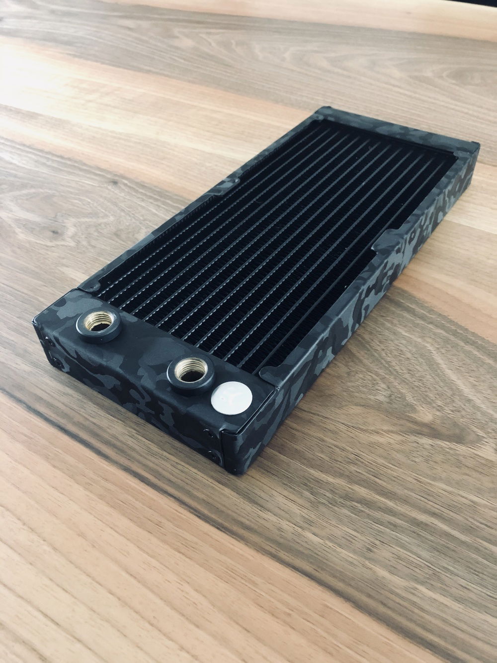 Radiator reassembled