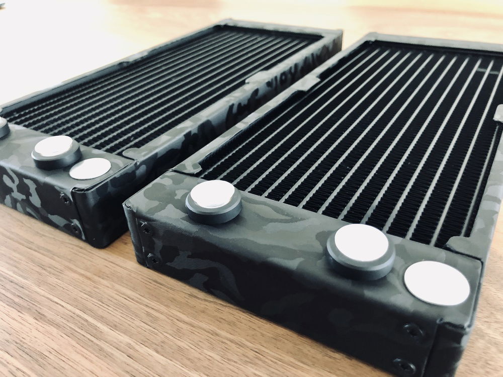 Twins in their new outfits