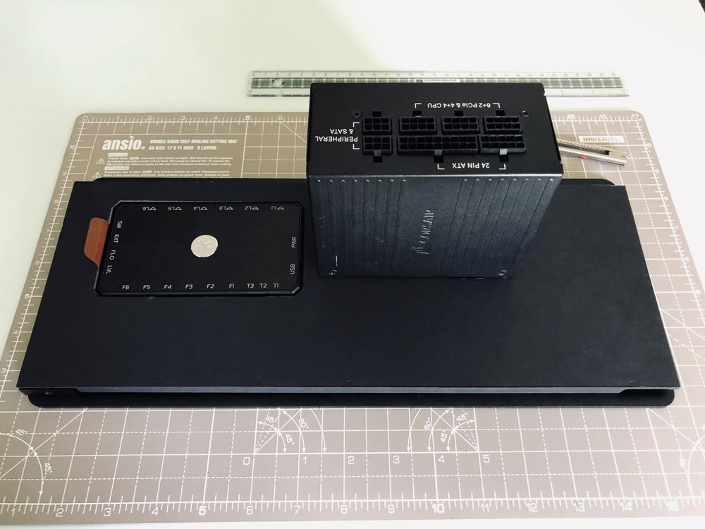 Dry fit of PSU and EK Loop Connect