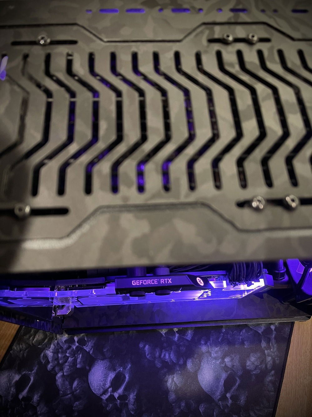 A top-down shot of the D-RGB.