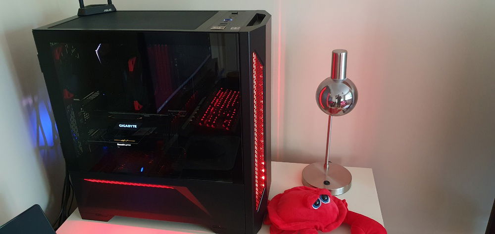 Will add an argb lightstrip to show the internal parts better