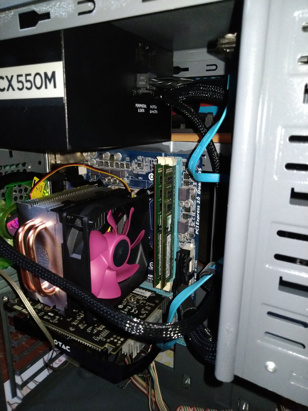 The 8GB memory was bought online in 2017 and was first installed to the Ivy Bridge PC when my brothers had been using it. Two sticks of the Hyper X Fury 2x2GB memory that was installed installed died due to overheating caused by the heat around stock cooler. A spare memory with the same size had been used until the 8GB came. It was reinstalled after my brothers' new gaming rig and when they opted to 16 GB with slightly increased frequency, the 8GB stick once again returned to my build.