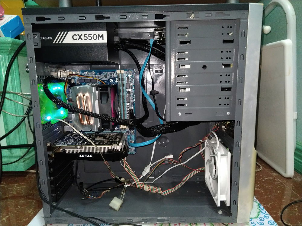 After changing the CPU Cooler, airflow is improved in such a way that the PSU sucks less heat from the CPU, partially preventing overheating.