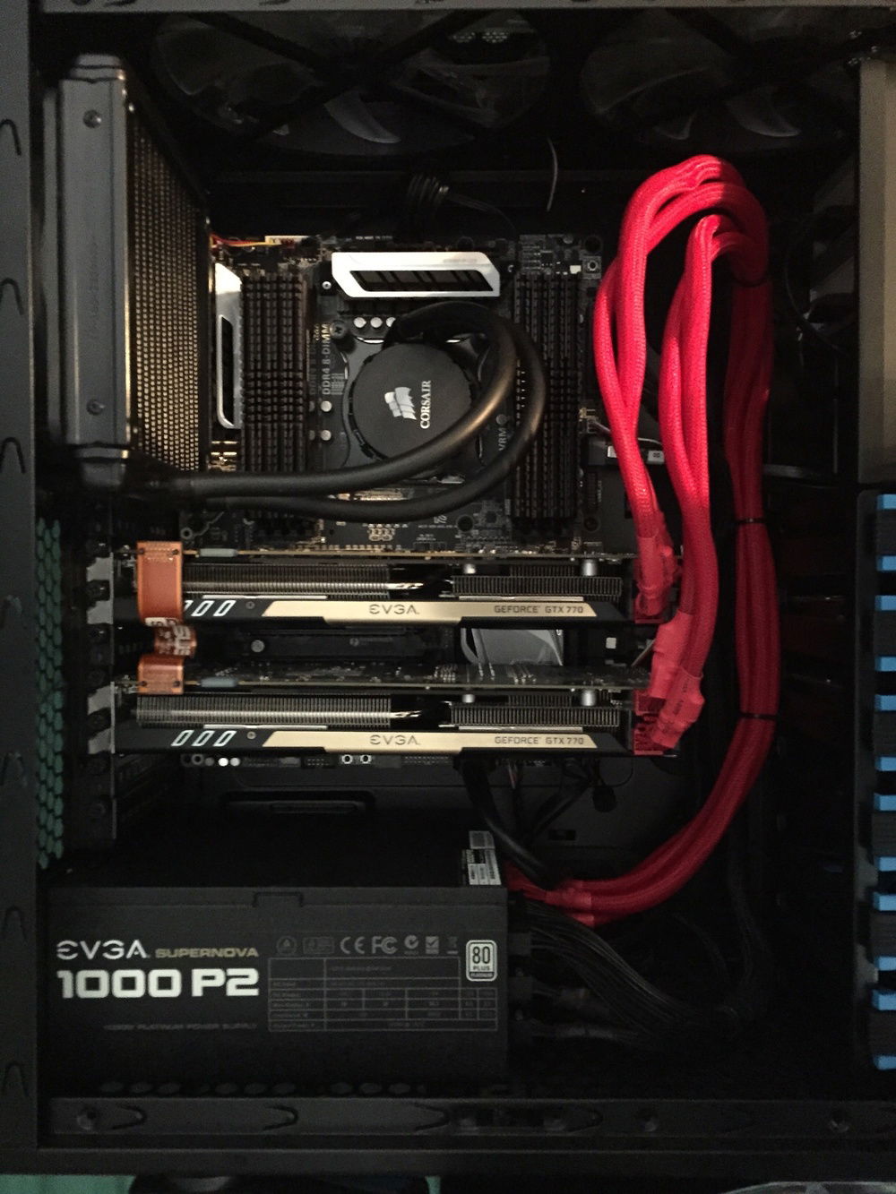 March 2015, Swapped out Mobo for SLI